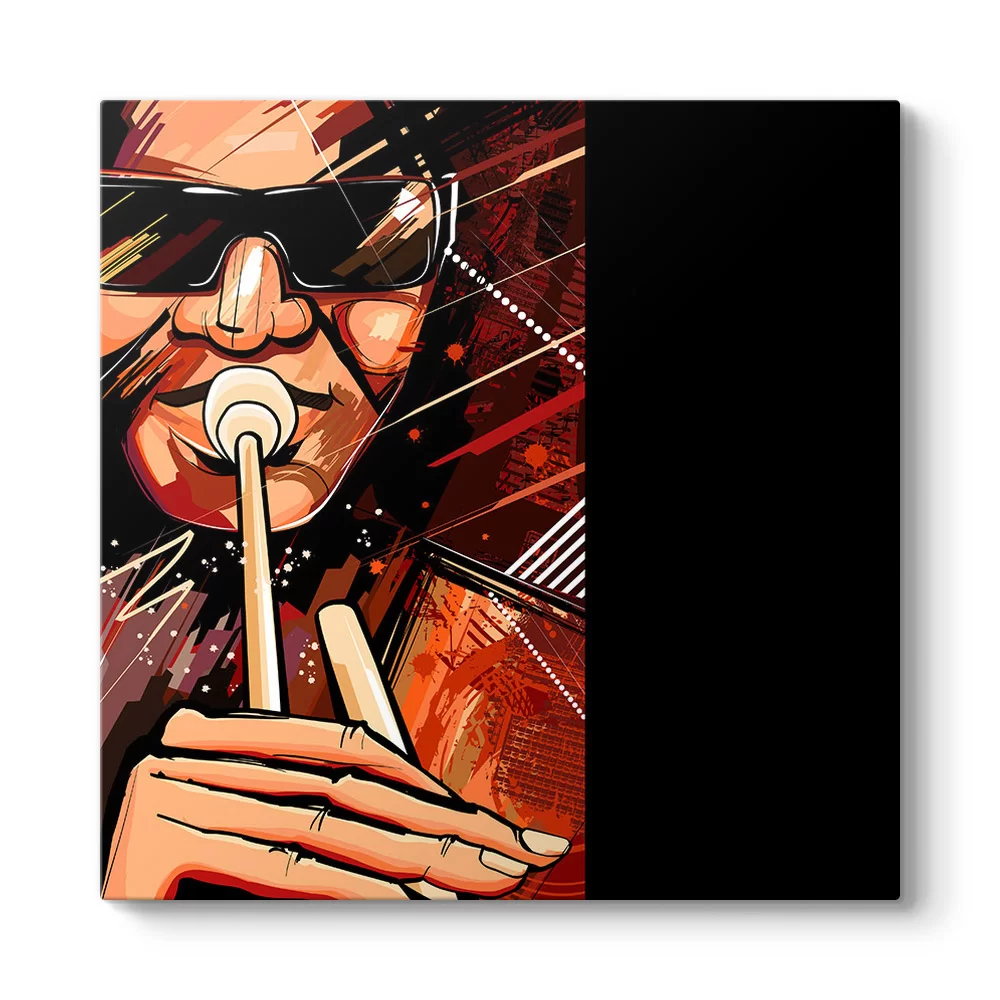 Trumpet Player Tablosu - Model 3
